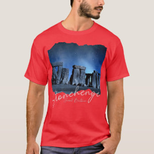 Stonehenge England Souvenir Stonehenge bij nacht T-shirt