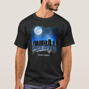 Stonehenge England Souvenir Stonehenge 's nachts T-shirt