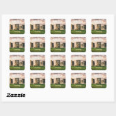 Stonehenge England UK Vierkante Sticker (Vel)