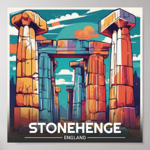Stonehenge England Wiltshire Werelderfgoed Poster