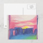 Stonehenge First Star Art by jrr Briefkaart (Voorkant / Achterkant)