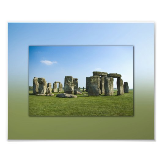 Stonehenge Foto Afdruk (Voorkant)