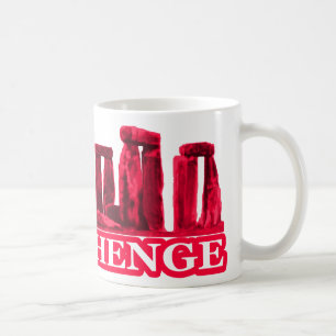 Stonehenge Magenta transp Het MUSEUM Zazzle Gifts Koffiemok