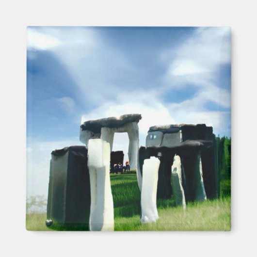 Stonehenge Magnet Magneet (Voorkant)