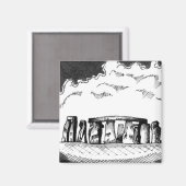 Stonehenge magnet magneet (Voorkant / Achterkant)