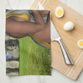 Stonehenge-meditatie Theedoek (Quarter Fold)