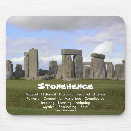 Stonehenge Mousepad Muismat (Voorkant)