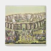 Stonehenge of een cirkelvormige tempel van de druï magneet (Voorkant)