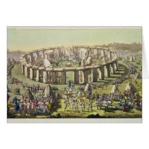 Stonehenge, ou un temple circulaire des druides,