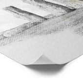 Stonehenge Oude Monument Poster - Mystieke Kunst (Hoek)