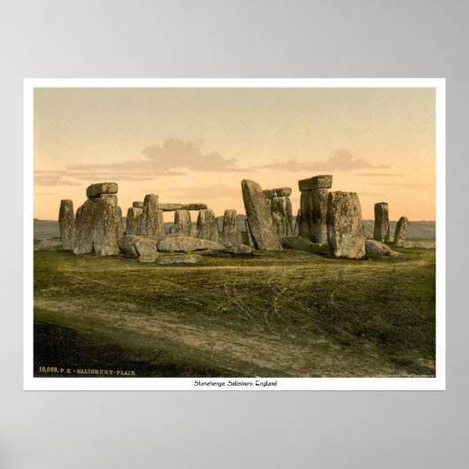 Stonehenge, Salisbury, Engeland Poster (Voorkant)