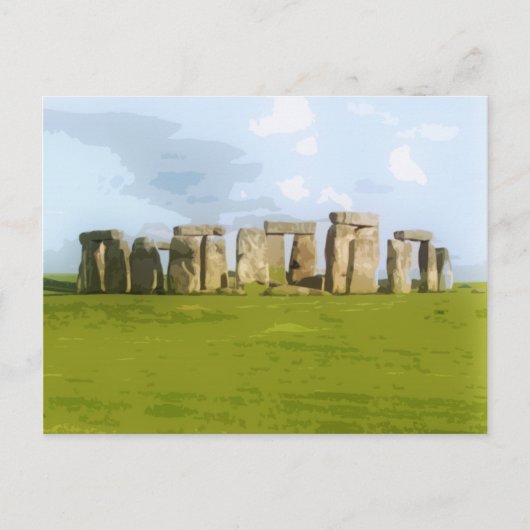 Stonehenge Stone Cirument Briefkaart (Voorkant)