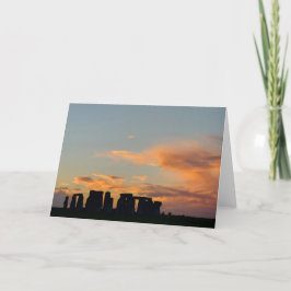 Stonehenge Sunset Kaart