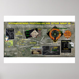 Stonehenge - Taurus Star Map 3 Poster