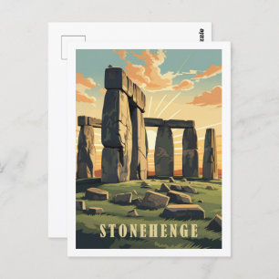 Stonehenge Verenigd Koninkrijk Beroemde reisplaats Briefkaart