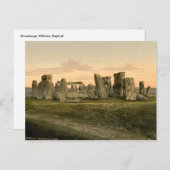 Stonehenge, Wiltshire, Engeland Briefkaart (Voorkant / Achterkant)