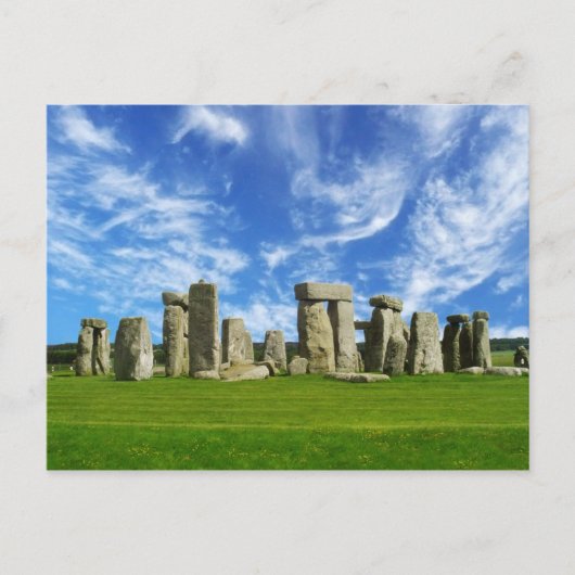 Stonehenge, Wiltshire, Engeland Briefkaart (Voorkant)
