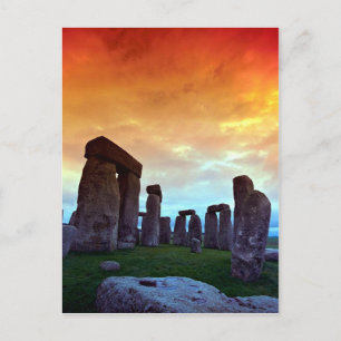 Stonehenge, Wiltshire, Engeland Briefkaart