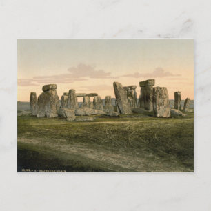 Stonehenge, Wiltshire, Engeland c.1895 Briefkaart