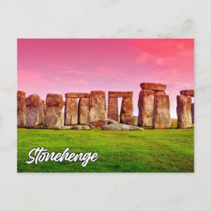 Stonehenge, Wiltshire, Engeland Feestdagenkaart