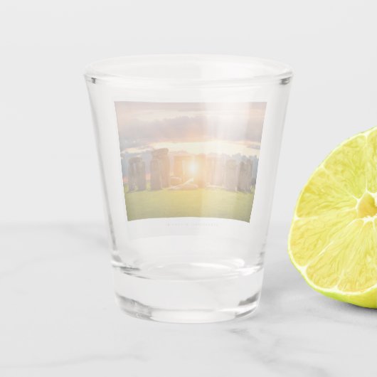 Stonehenge, Wiltshire Shot Glas (Achterkant)