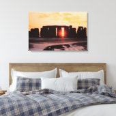 Stonehenge, Winter Solstice Canvas Afdruk (Insitu (Slaapkamer))