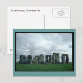 Stonehenge, zomer 2006 briefkaart (Voorkant / Achterkant)