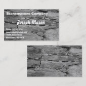 stonemason - constructie visitekaartje (Voorkant / Achterkant)