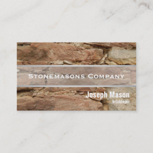 stonemason visitekaartje