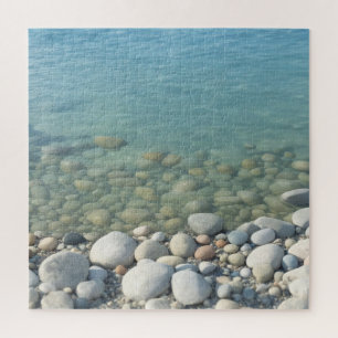 Stones Beach Mooie Natuur Zee kiezelstenen kust Legpuzzel