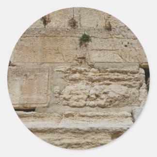Stones Kotel Western Wall Jerusalem Ronde Sticker