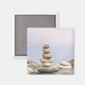 Stones Magnet Fridge Square Magneet (Voorkant / Achterkant)