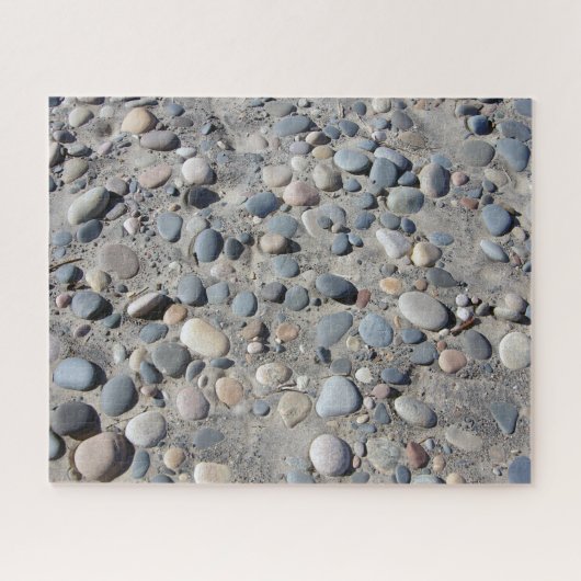 Stones on Beach puzzel (Horizontaal)
