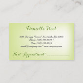 Stones Zen Therapist Carte de visite (Dos)