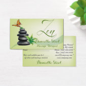 Stones Zen Therapist Carte de visite cadeau (Bureau)