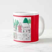Stonewall Christmas Farm Jumbo Coffee Mug (Devant droit)