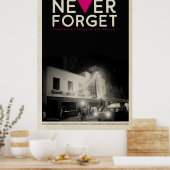 Stonewall Inn vergeet nooit Poster (Keuken)