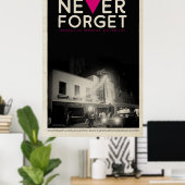 Stonewall Inn vergeet nooit Poster (Thuiskantoor)
