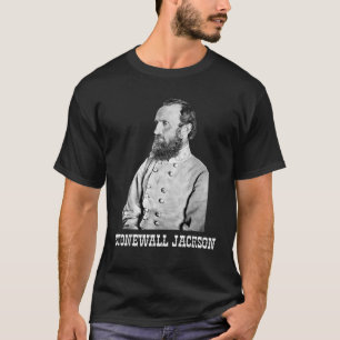 Stonewall Jackson Amerikaanse Burgeroorlog Geschie T-shirt