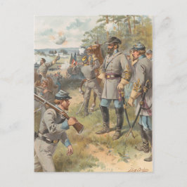 Stonewall Jackson bij First Manassas Briefkaart
