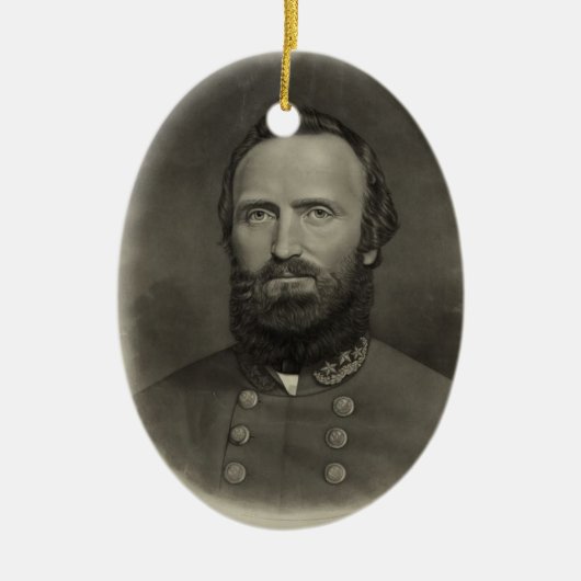 Stonewall Jackson Keramisch Ornament (Voorkant)