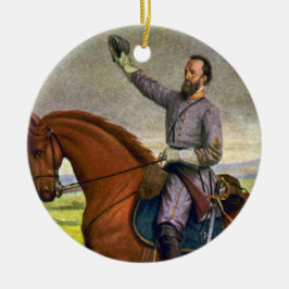 Stonewall Jackson Keramisch Ornament