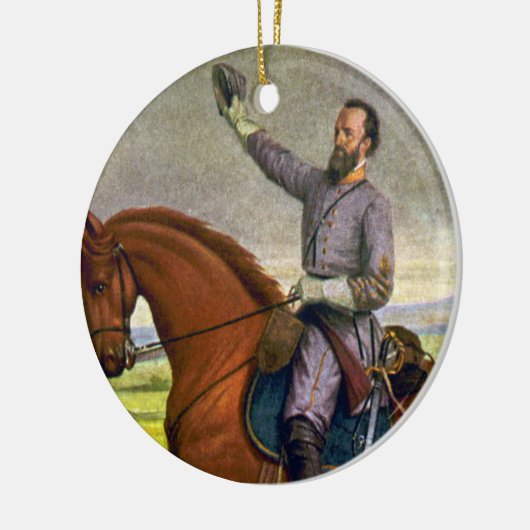 Stonewall Jackson Keramisch Ornament (Links)