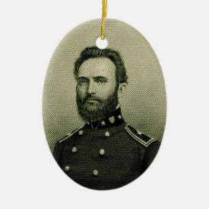 Stonewall Jackson Keramisch Ornament