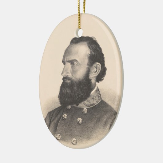 Stonewall Jackson Keramisch Ornament (Links)