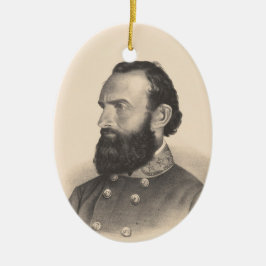 Stonewall Jackson Keramisch Ornament