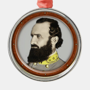 Stonewall Jackson Metalen Ornament