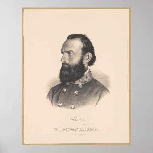 Stonewall Jackson Poster (Voorkant)