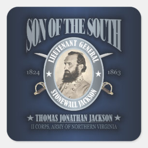 Stonewall Jackson (SOTS2) Vierkante Sticker