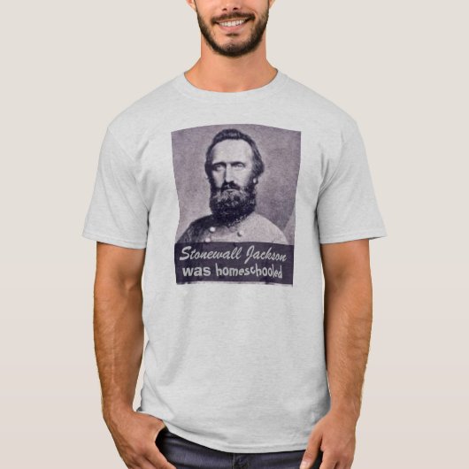 Stonewall Jackson was Homeselecteerd T-shirt (Voorkant)